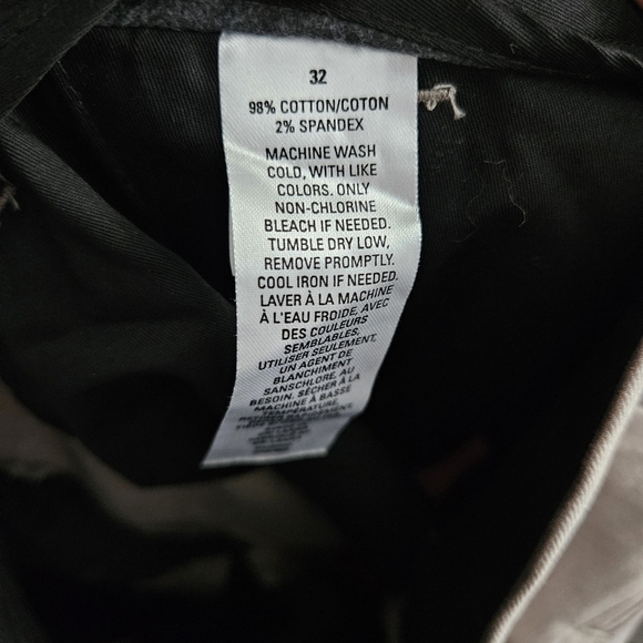 Nordstrom Pants Light Tan Gray Beige Mens Shop 32x32 Classic Athletic Fit - Picture 8 of 10